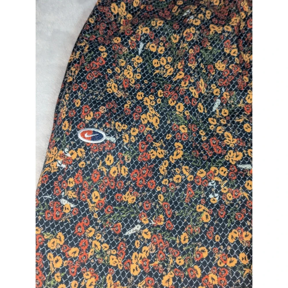 Nike Mens Floral Snakeskin‎ Print Fleece Joggers Midnight Navy FQ6149-410 Medium
